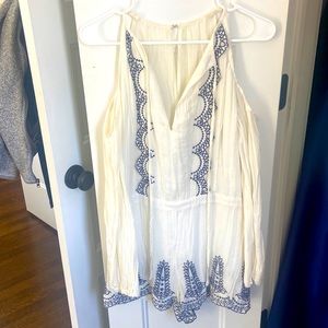 Cold Shoulder formal romper